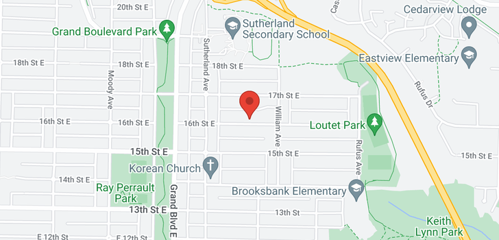 map of 756 E 16TH STREET